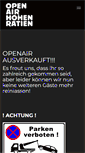 Mobile Screenshot of openairhohenraetien.ch